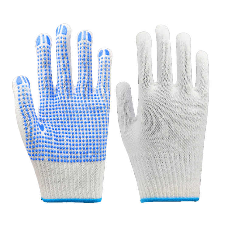 漂白75棉 点胶手套
